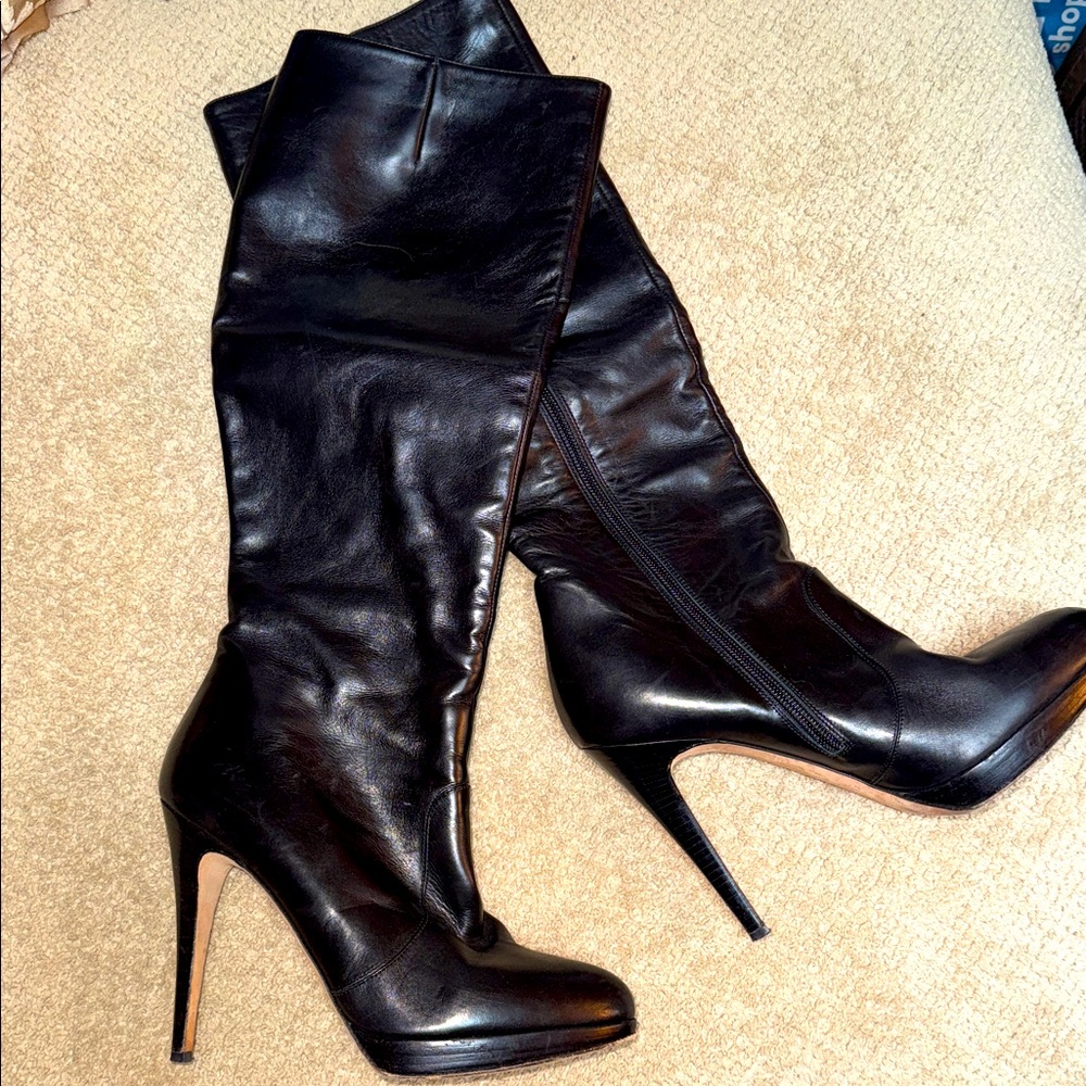 Brian Atwood leather boots